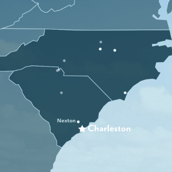 Map of Charleston, South Carolina