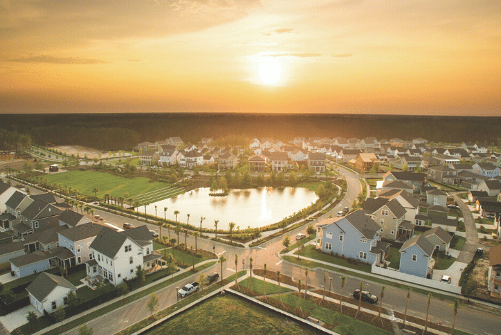 Aerial Photo of Nexton, a Master-Planned Community in Charleston, South Carolina