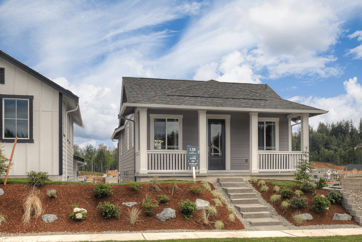 Azure Edmunds Park Front Exterior Gray Home