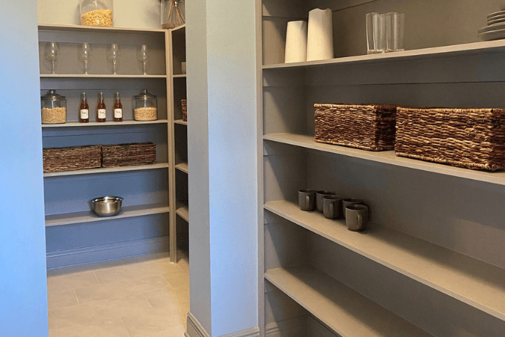 Walk-In Pantry in David Weekley Homes popular Tangelo model