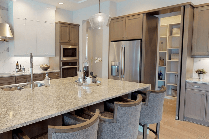Walk-In Kitchen Pantry in Avalon series of homes by Arthur Rutenberg Homes in Bexley